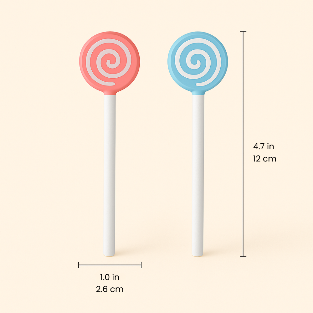 Kids Tongue Scraper (Lollipop Shape)