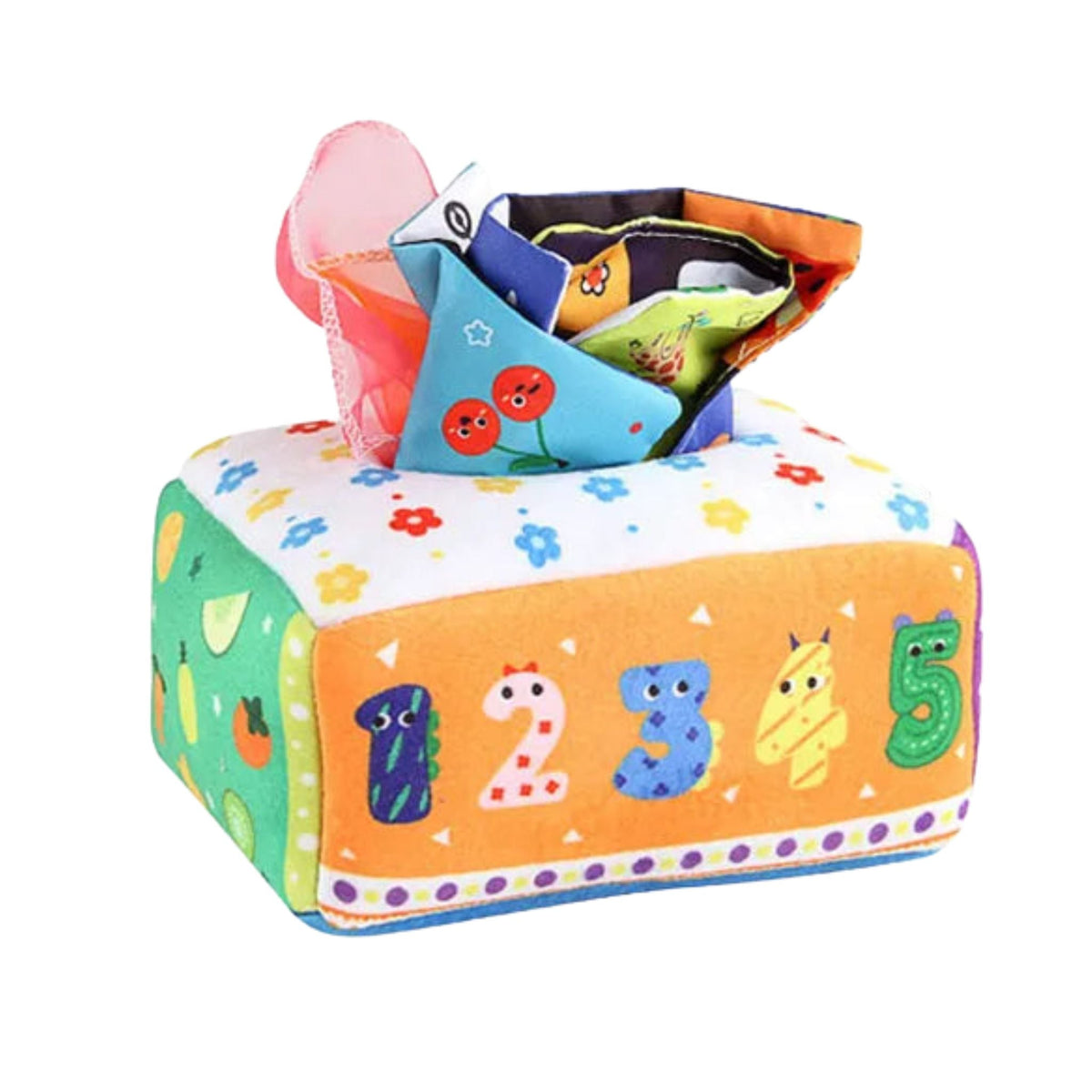 Montessori Baby Tissue Box – Sensory Learning Toy