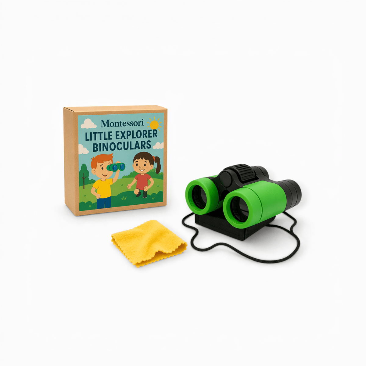 Kids Explorer Binoculars | Real 4x Magnification for Little Adventurers