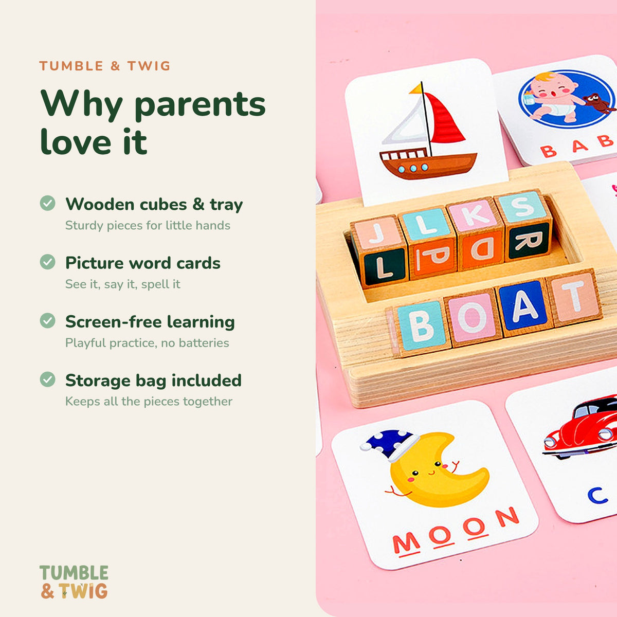 Montessori Letter & Number Learning Toy