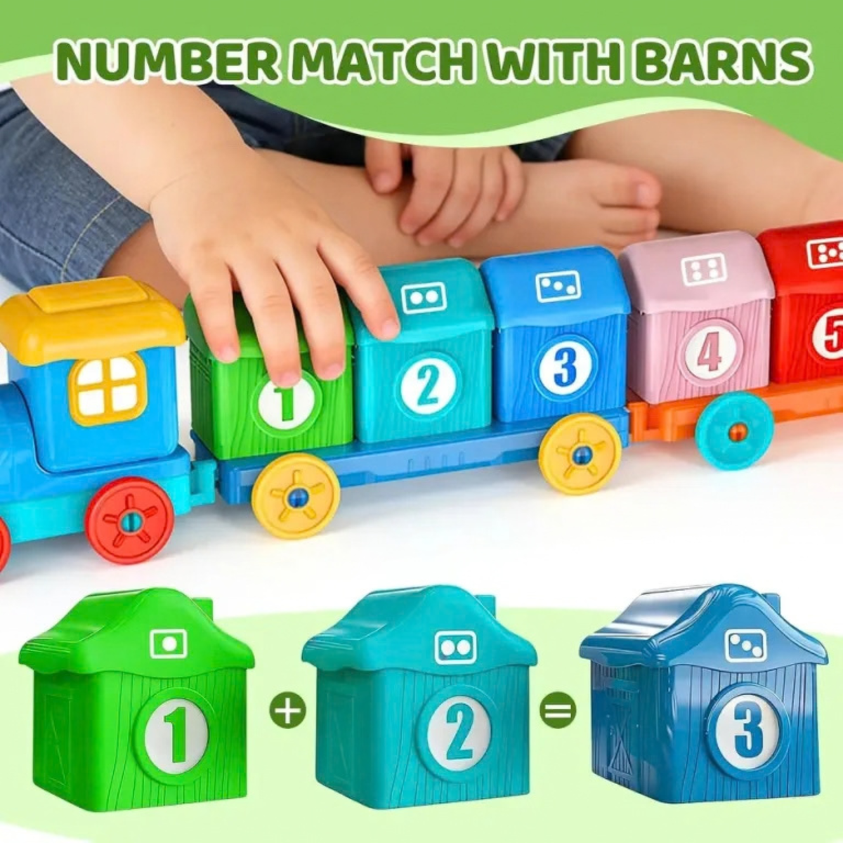Toddler Train Set with Animal Figures