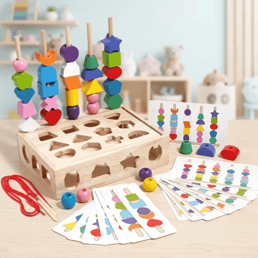 ActivÉtoile 5-in-1 Wooden Activity Learning Set