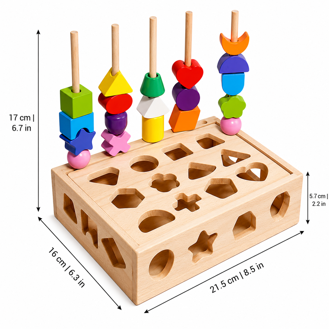 ActivÉtoile 5-in-1 Wooden Activity Learning Set