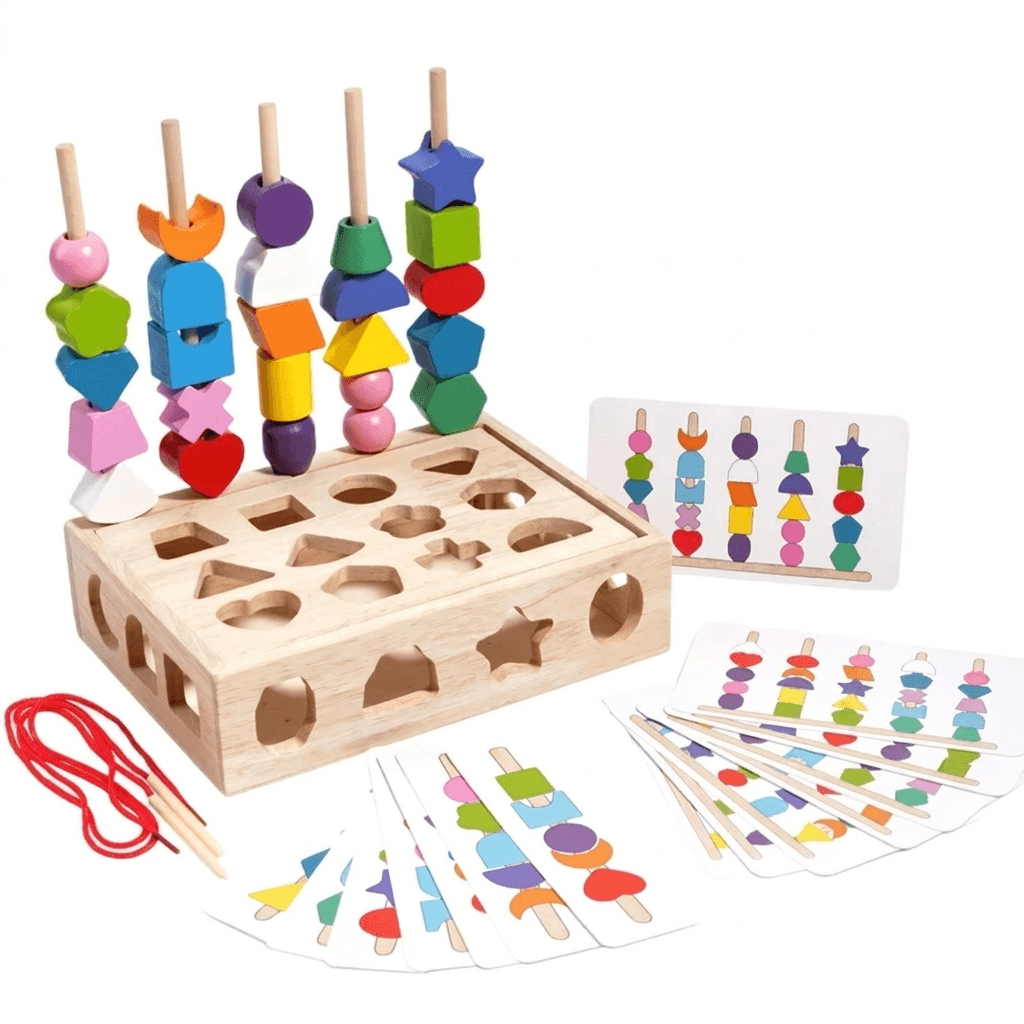 ActivÉtoile 5-in-1 Wooden Activity Learning Set