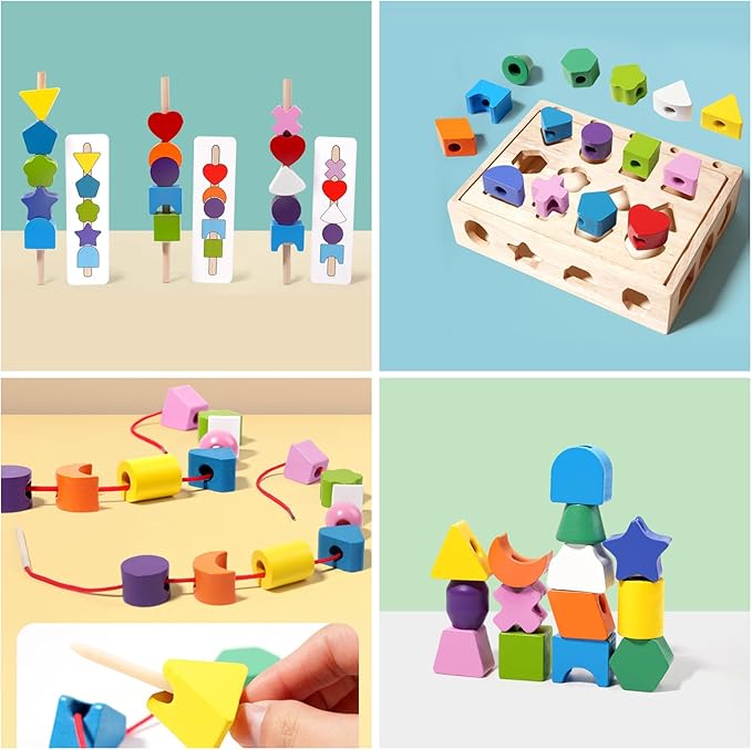 Montessori 5-in-1 Wooden Activity Learning Set