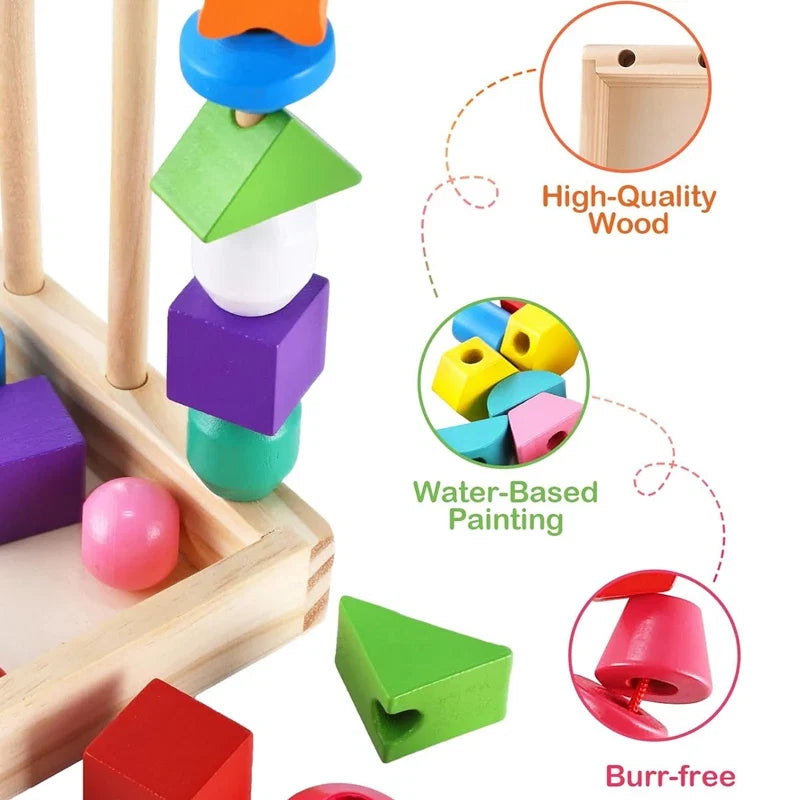 Montessori 5-in-1 Wooden Activity Learning Set