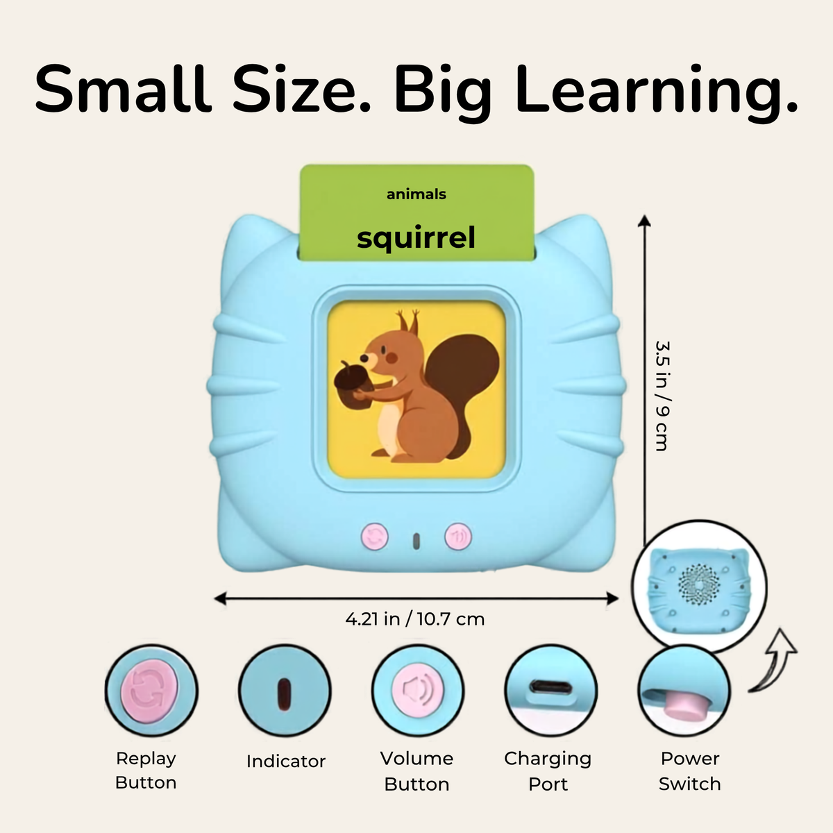 Montessori Talking Flashcards with Audio Pen