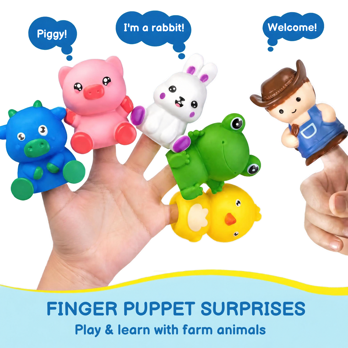 Toddler Train Set with Animal Figures
