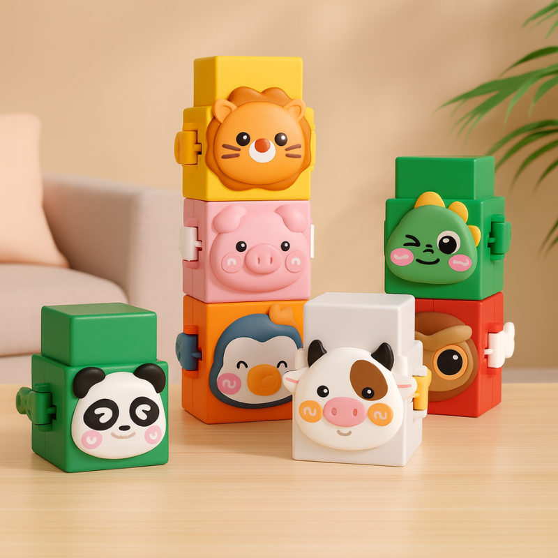 Animyst – Animal Stacking Blocks with Pop-Out Surprises