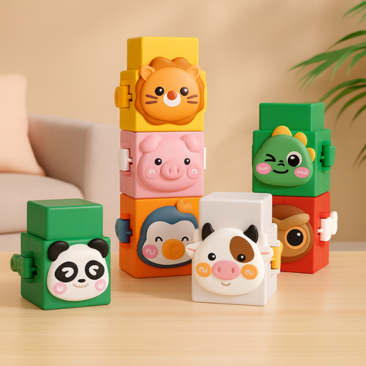 Animyst – Animal Stacking Blocks with Pop-Out Surprises