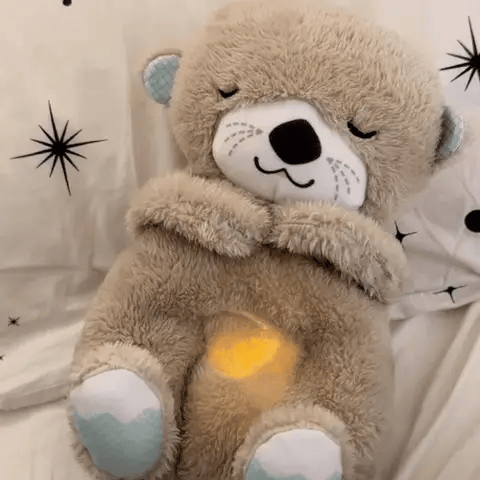 Breathing Otter Plush Toy