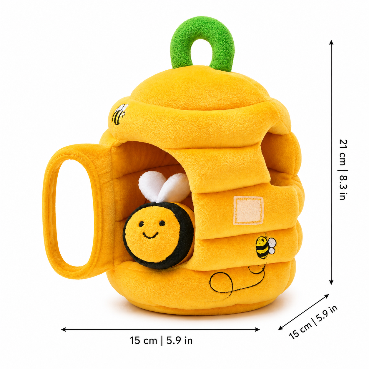 ActivCâlin – Fluffy Bee Activity Toy for Little Explorers