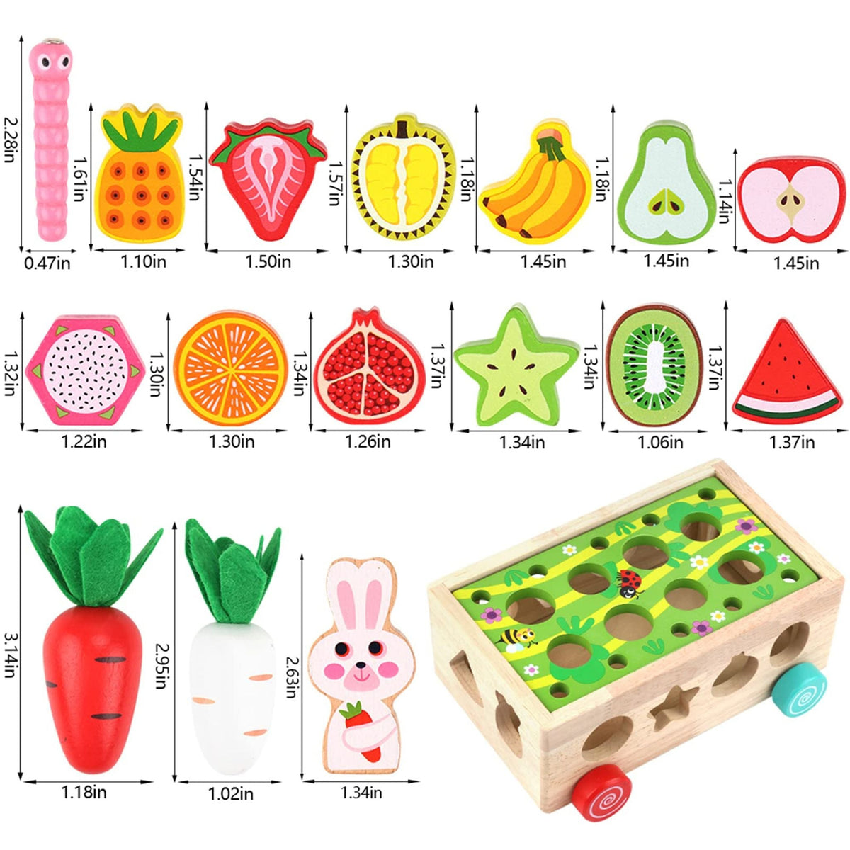 Montessori Farm Harvest Set
