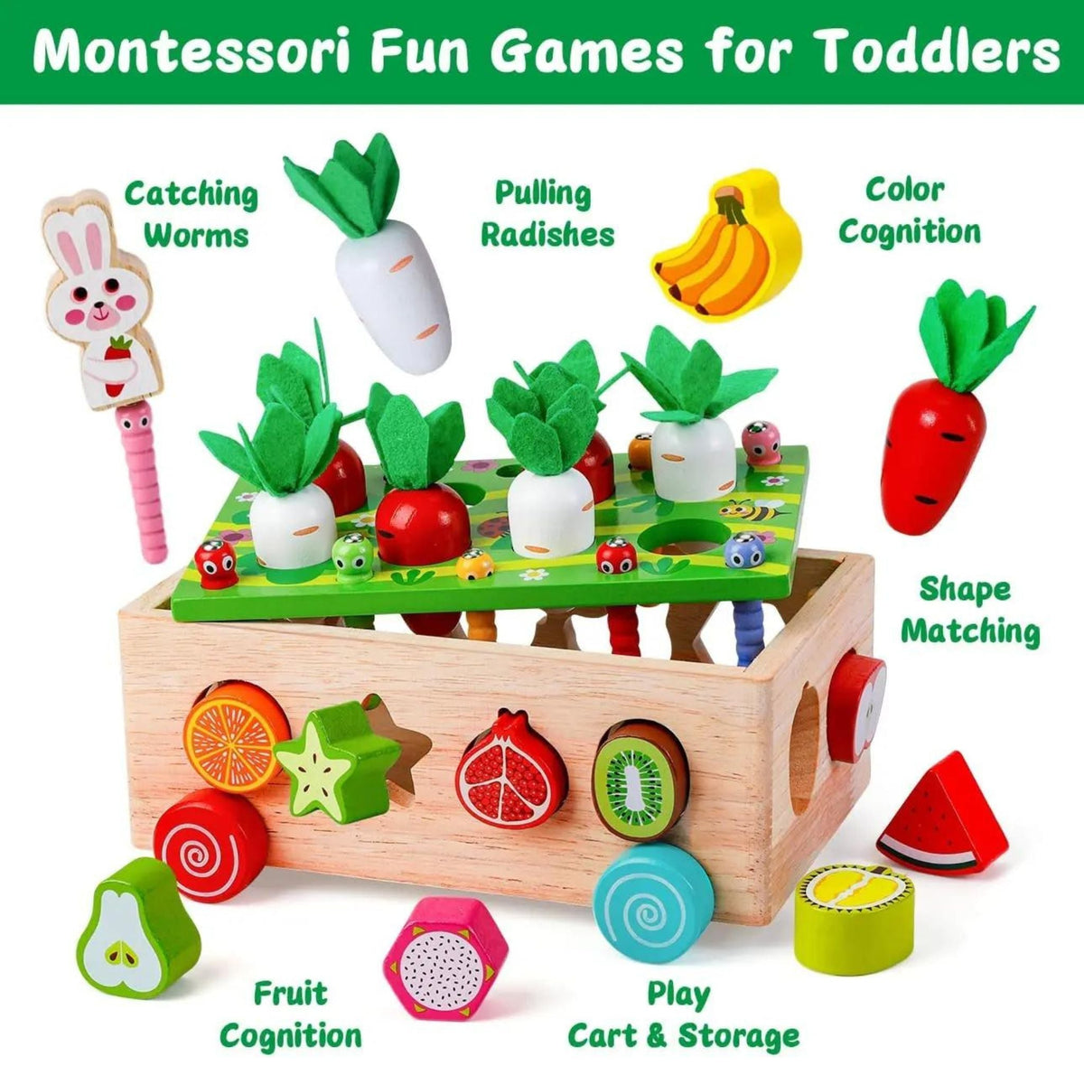 Montessori Farm Harvest Set