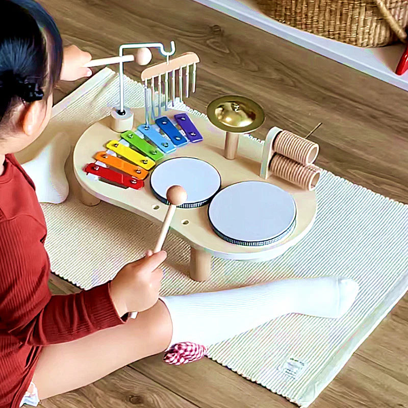 Tumble & Twig Montessori Wooden Music Toy Set