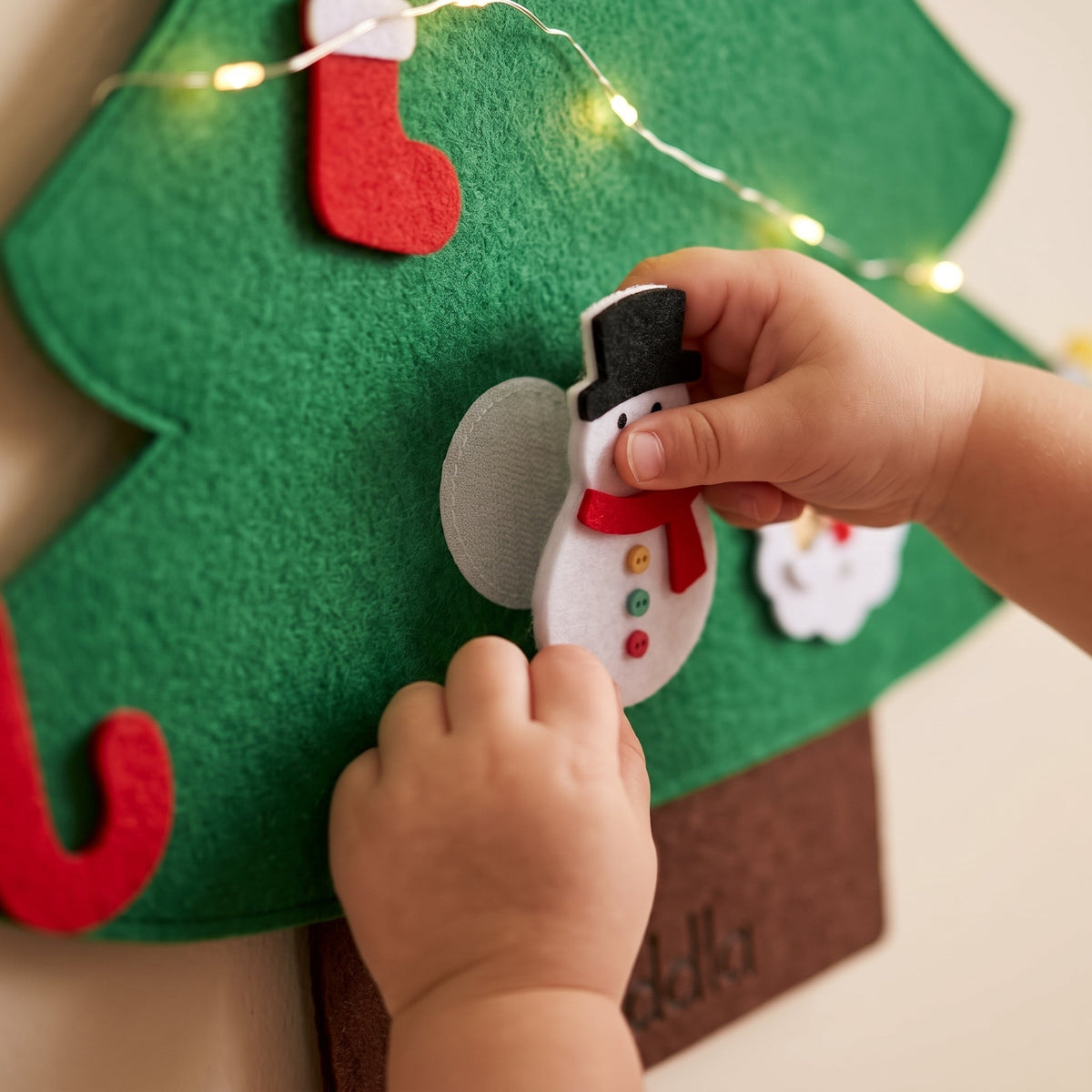 Felt Christmas Tree for Toddlers – Montessori Holiday Activity Set