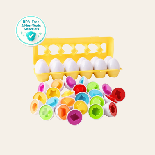 Montessori Geometric Eggs Shape Sorting Toy