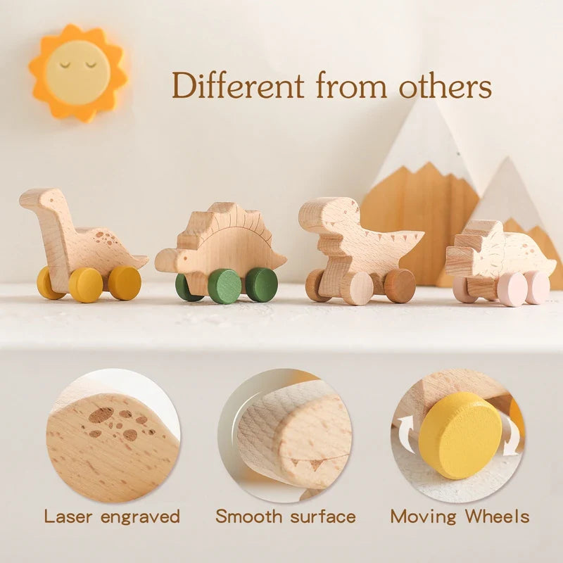 Prehistoric Pals – Wooden Toy Dinosaurs