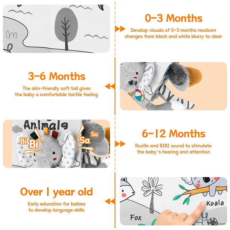 Sensory Baby Books (Soft Fabric)