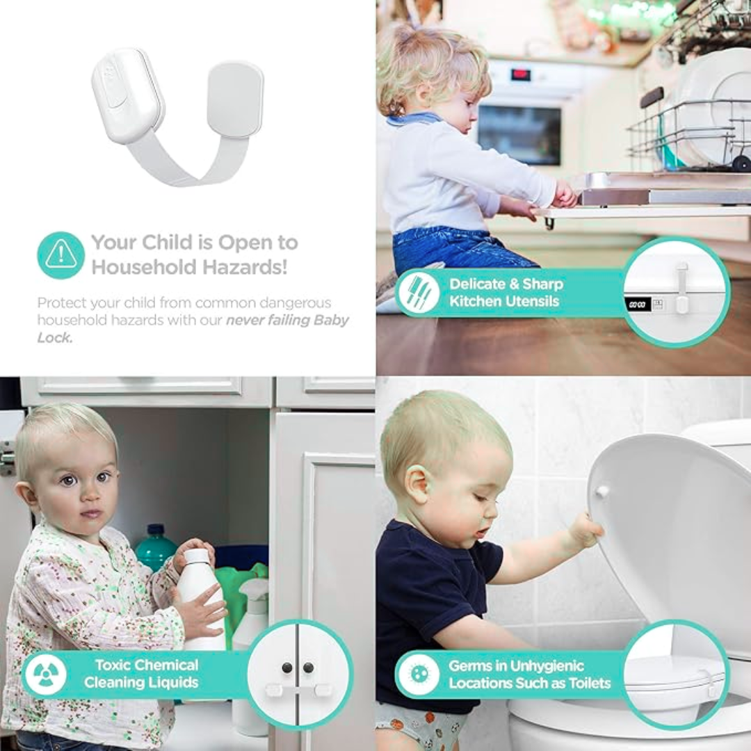 Baby Safety Cabinet Locks (8 Pack)