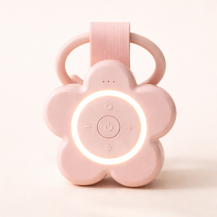 Portable Baby Sound Machine with Night Light