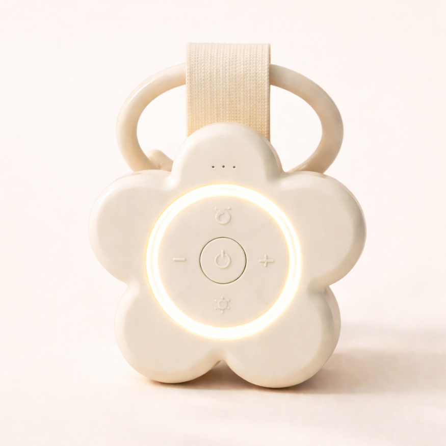 Portable Baby Sound Machine with Night Light