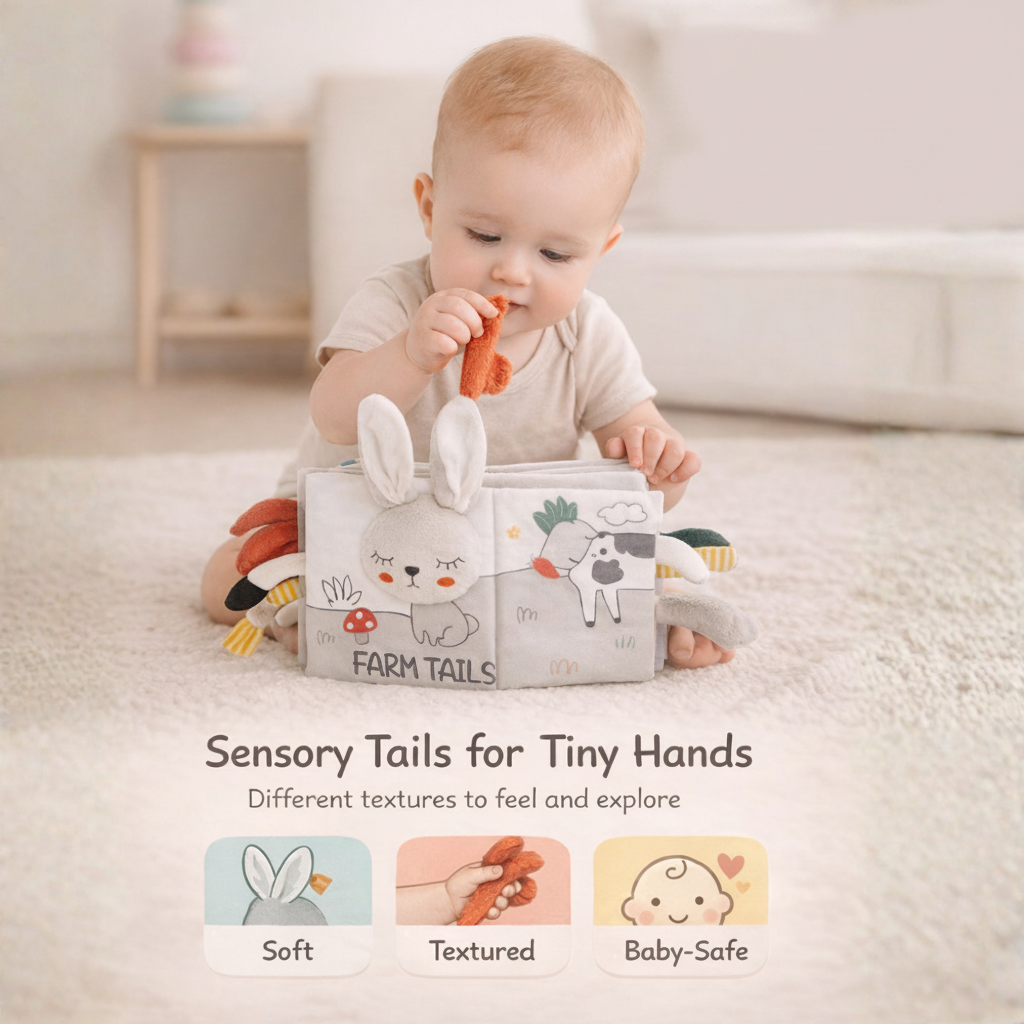 Sensory Baby Books (Soft Fabric)