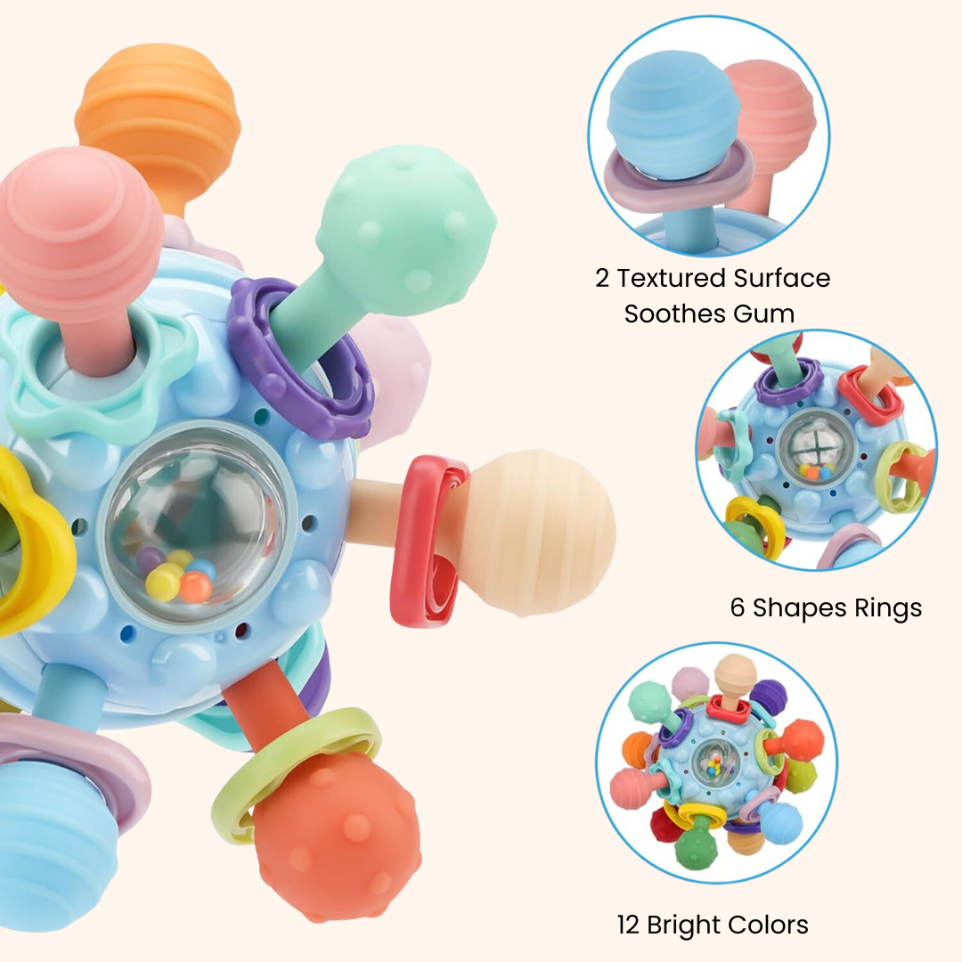 Baby Teething Toy Bundle (5 Piece Gift Set)