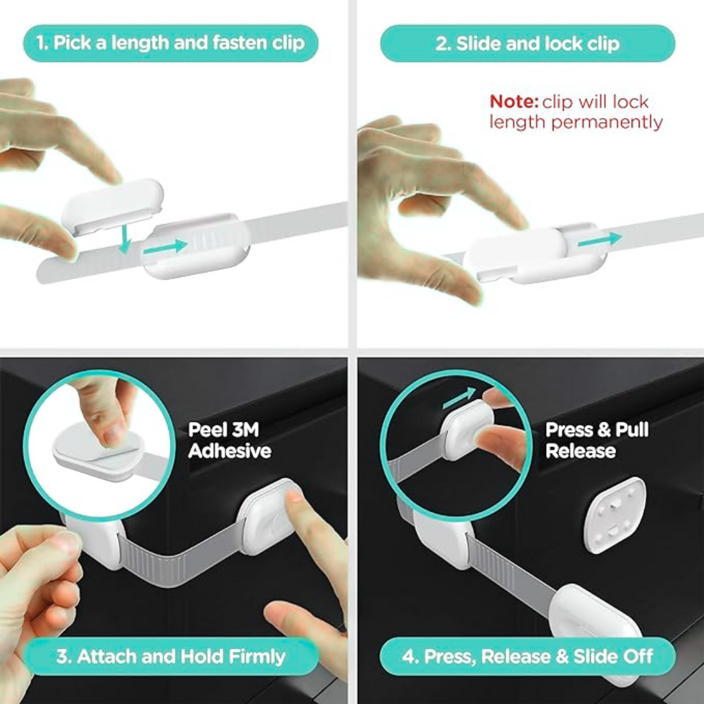 Tumble & Twig Baby Safety Locks (8 Pack)