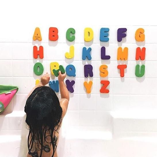 Bath Letters & Numbers for Toddlers (36 Pieces)