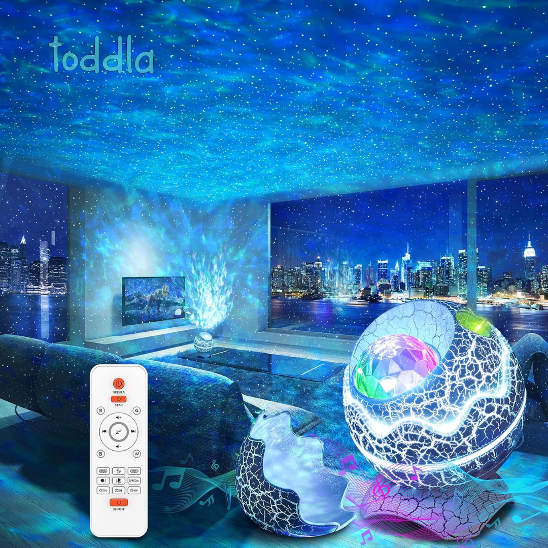 Tumble & Twig Dinosaur Egg Galaxy Projector