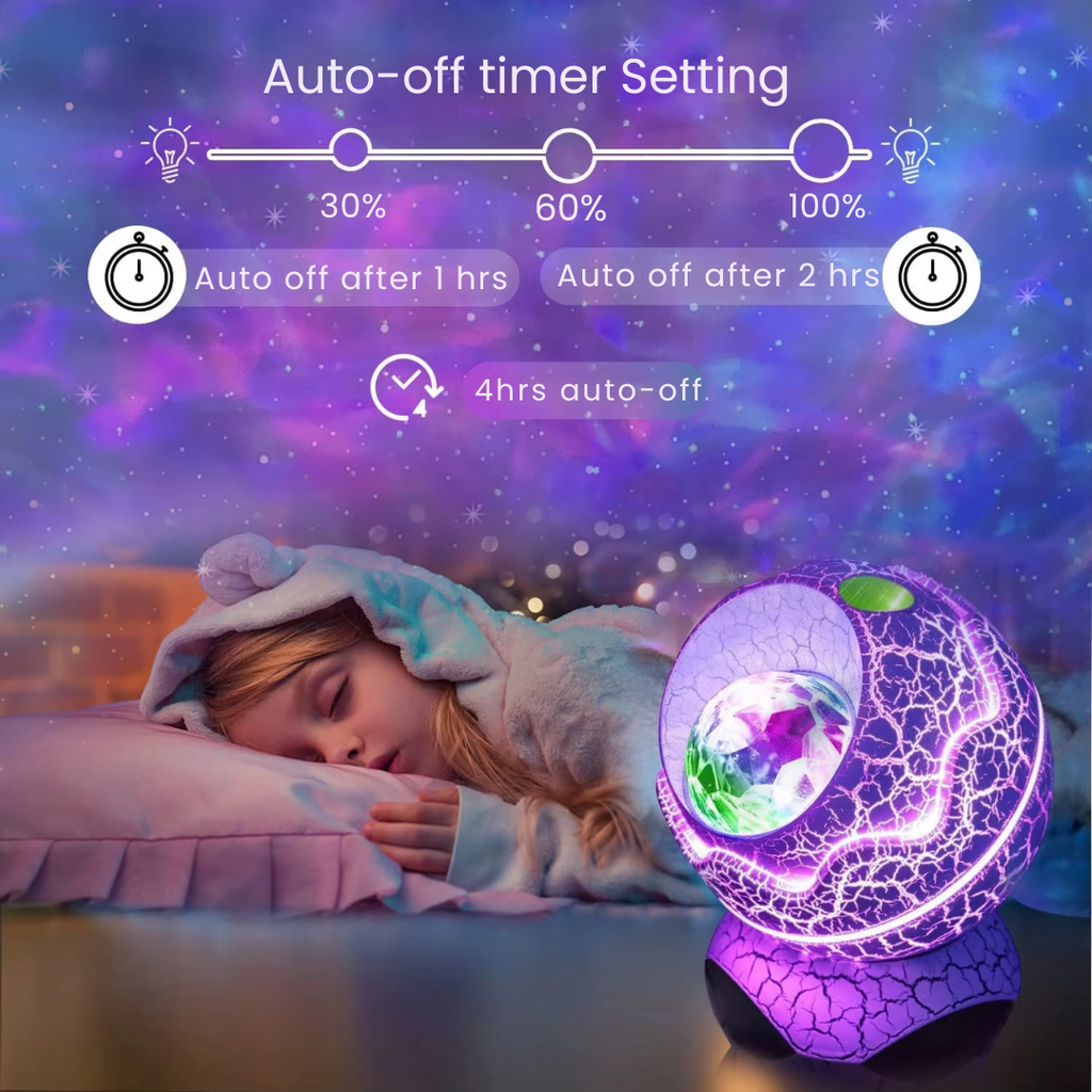 Tumble & Twig Dinosaur Egg Galaxy Projector