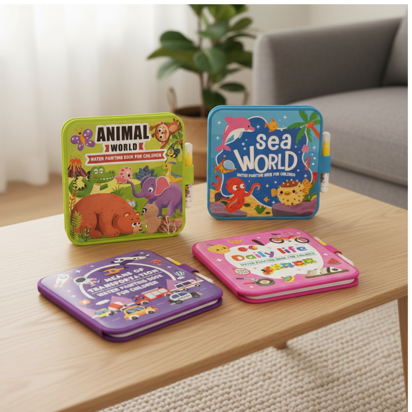 Magic Water Coloring Book for Toddlers