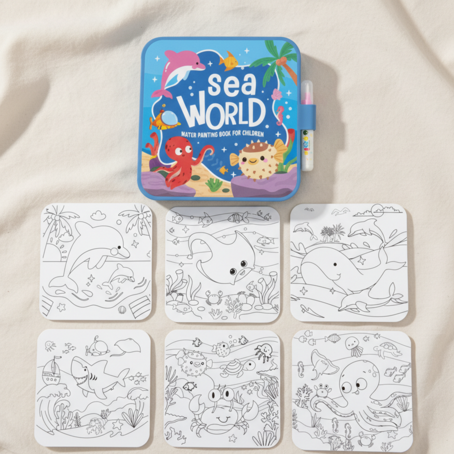 Magic Water Coloring Book for Toddlers