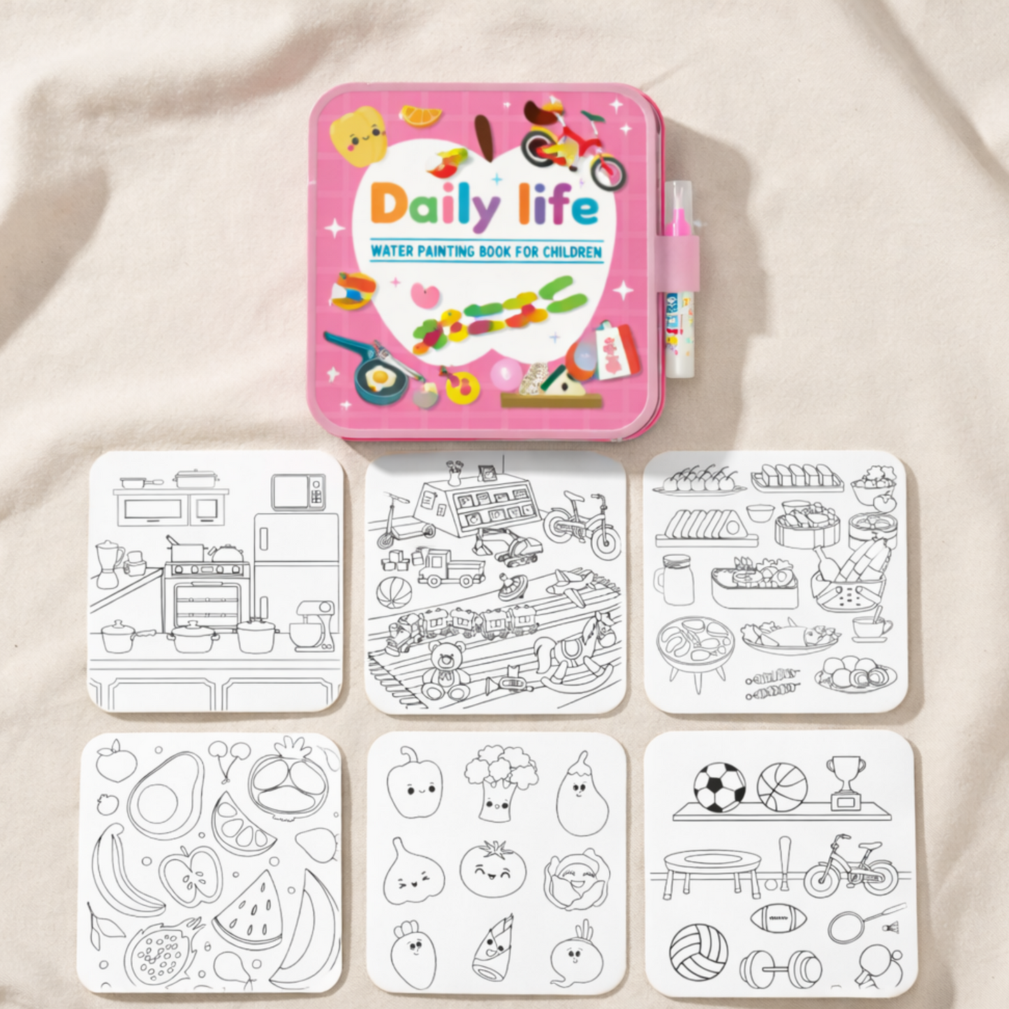 Magic Water Coloring Book for Toddlers