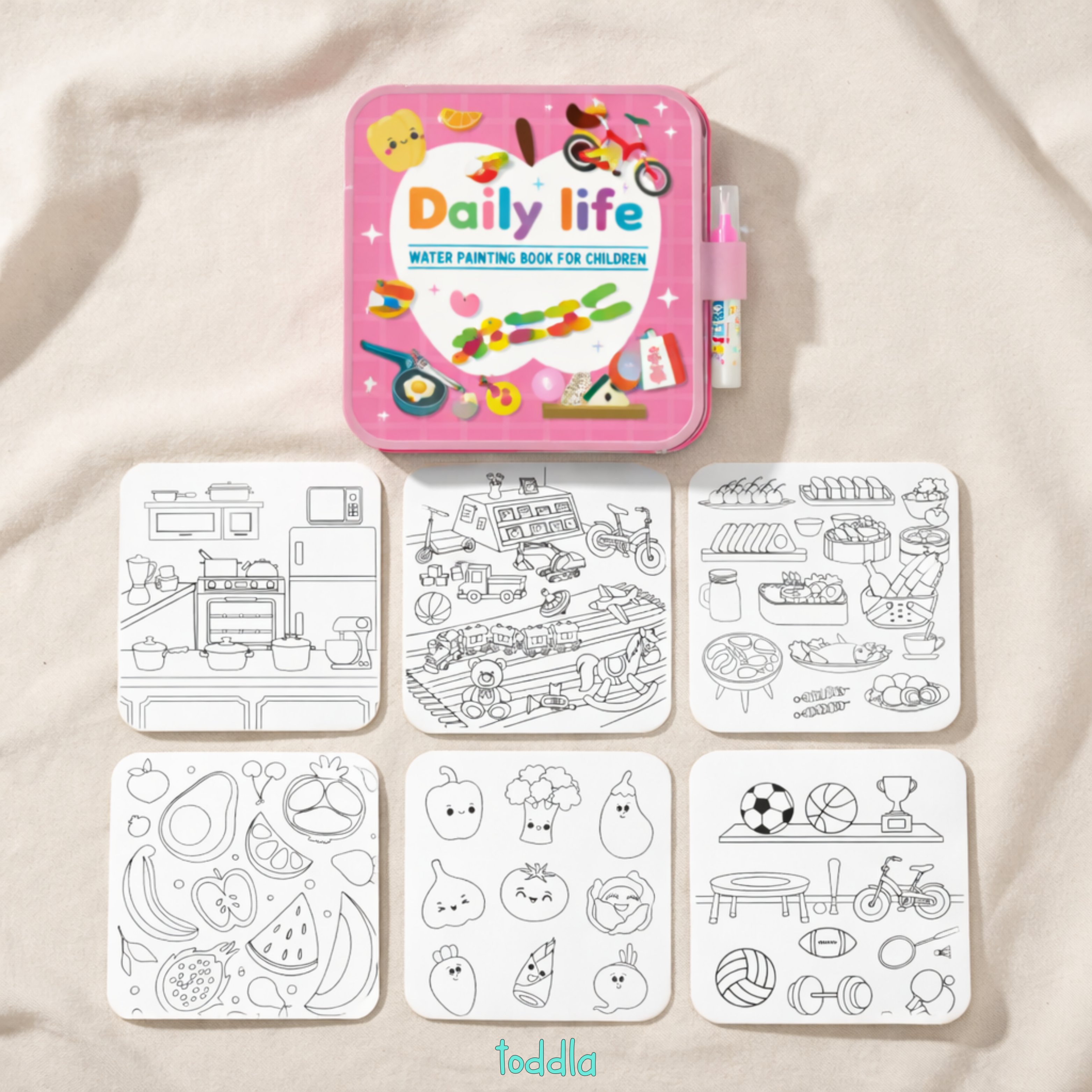Tumble & Twig Magic Water Coloring Book