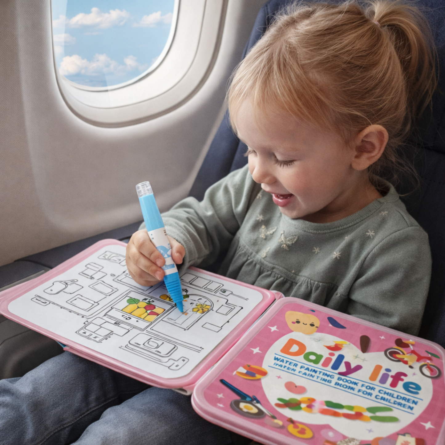 Magic Water Coloring Book for Toddlers