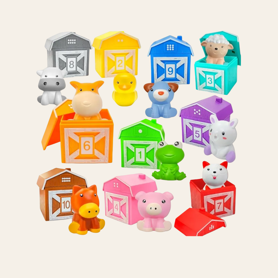 Montessori Farm Animal Set (20 Pieces)