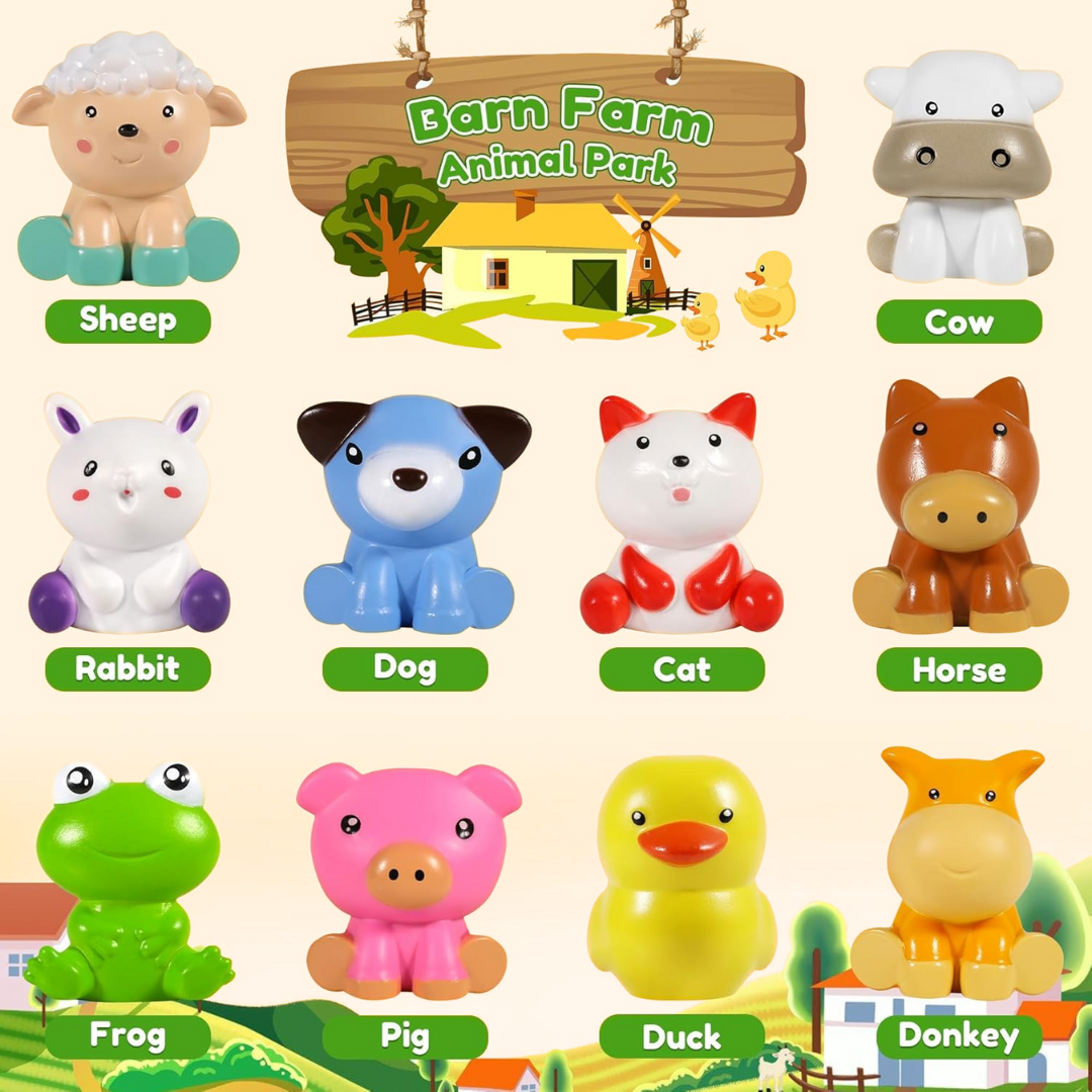 Montessori Farm Animal Set (20 Pieces)