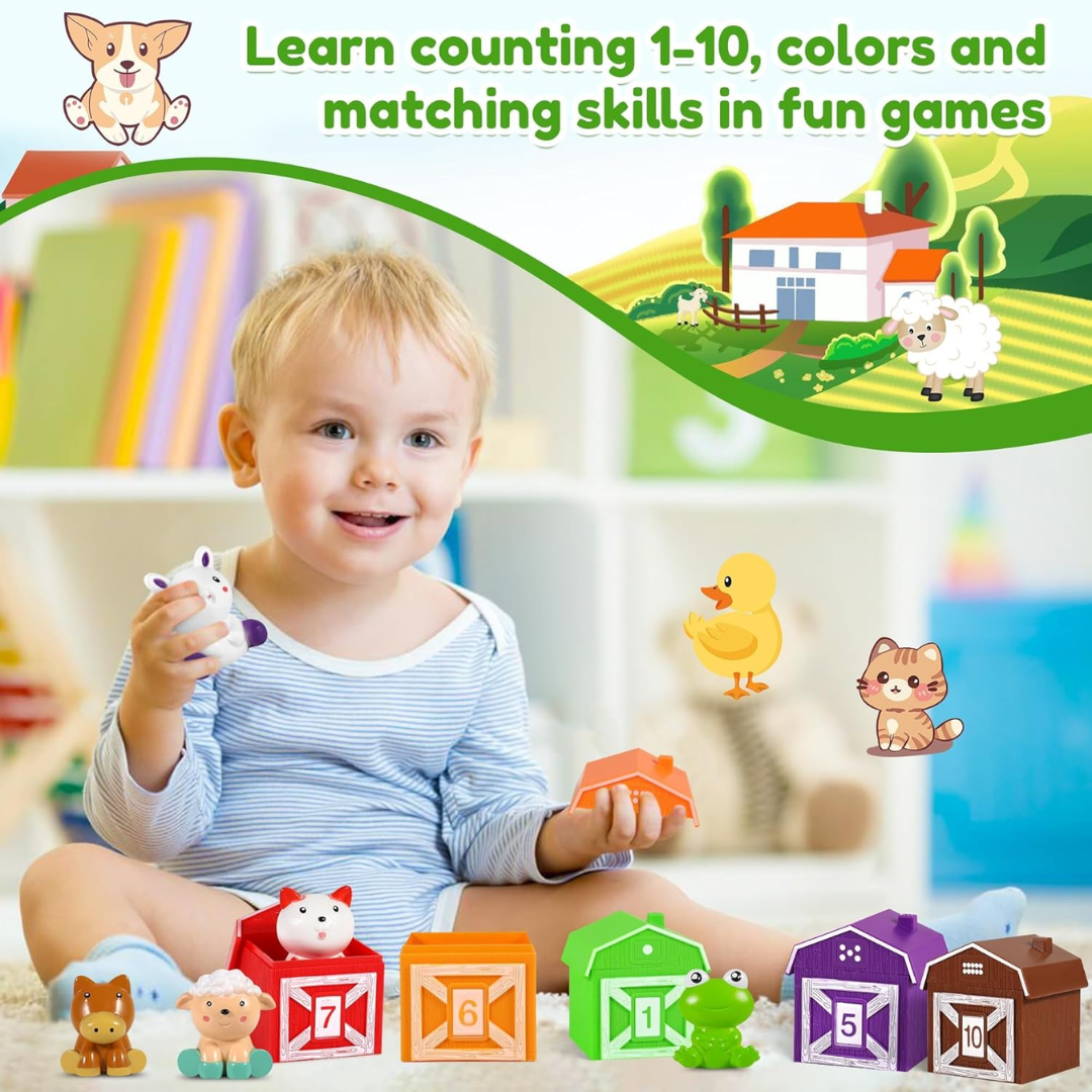 Montessori Farm Animal Set (20 Pieces)