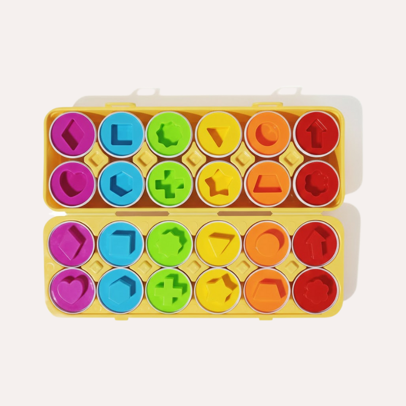 Montessori Geometric Eggs Shape Sorting Toy