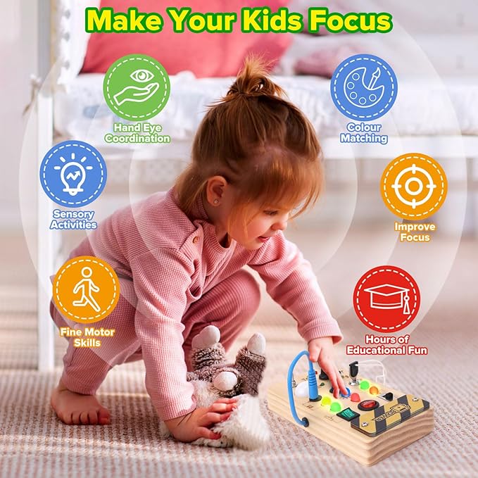 Montessori Switch Board for Toddlers