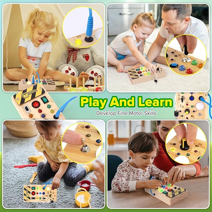 Montessori Switch Board for Toddlers