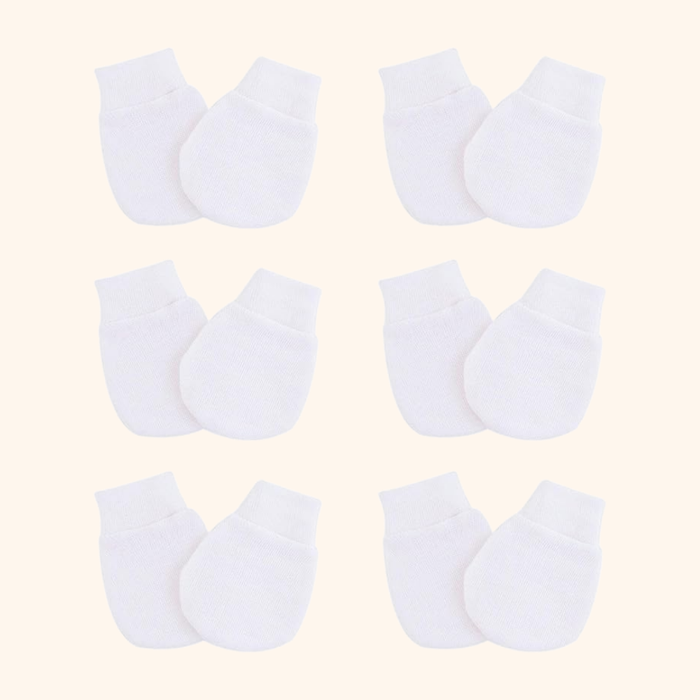 No Scratch Baby Mittens (6 Pack)