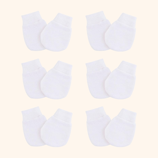 Tumble & Twig No Scratch Baby Mittens (6-Pack)