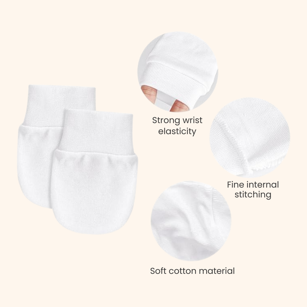 No Scratch Baby Mittens (6 Pack)