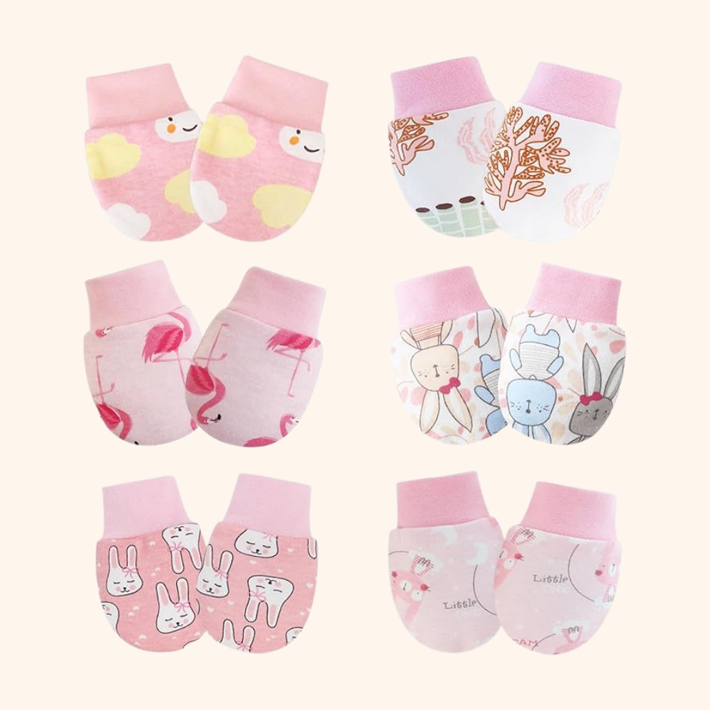 No Scratch Baby Mittens (6 Pack)