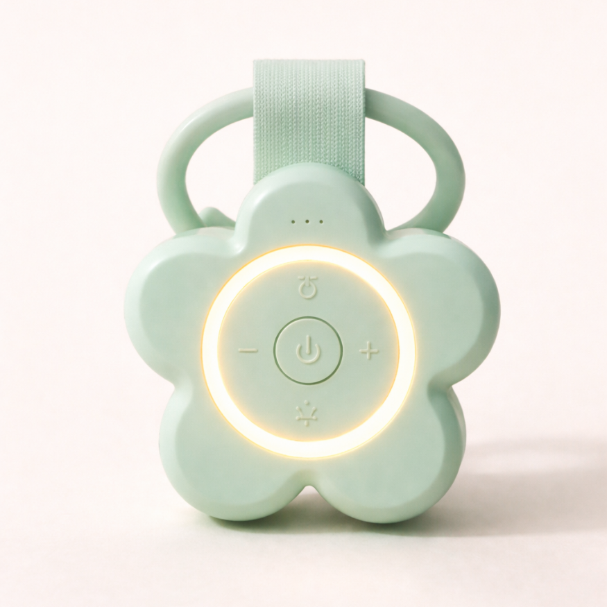 Portable Baby Sound Machine with Night Light