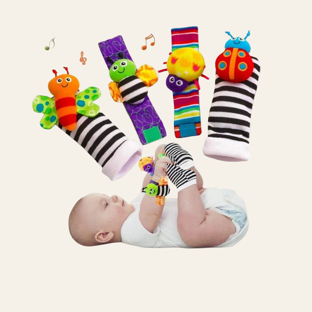 Baby Rattle Toy Socks (Wrist & Foot)