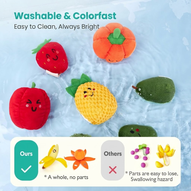 Tumble & Twig Sensory Fruits & Veggies Sorting Set